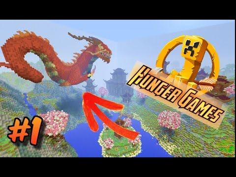 HUNGER GAMES ON MINECRAFT!  CHINESE DRAGON MAP!  EPISODE 1 !