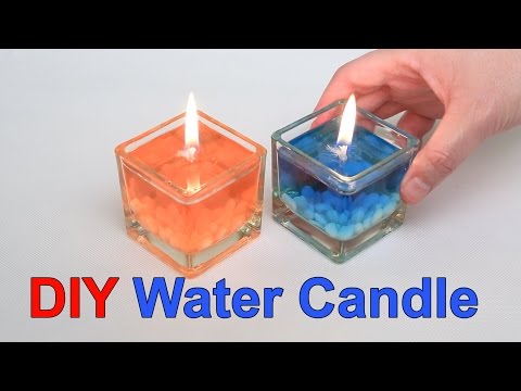 DIY Beautiful Water Candle