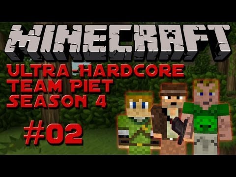 PietSmiet - Let's Play Minecraft Ultra Hardcore S4E02 [Team Piet/Full-HD] - Here is iron