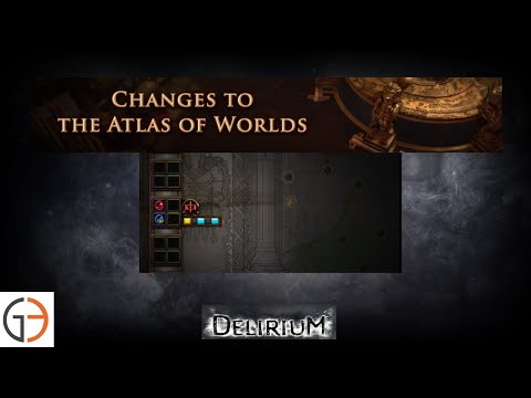 [POE 3.10 Delirium] Changes to Atlas - UI + QOL
