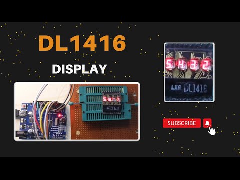 Magic display using SIEMENS DL1416 interfacing with arduino | ieee projects |final year projects
