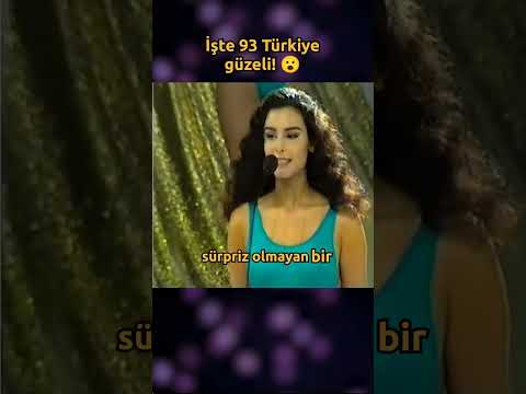 1993 Miss Turkey yarışmasının çok özel bir kazananı vardı. Daha aday olarak sunulduğunda bile salond