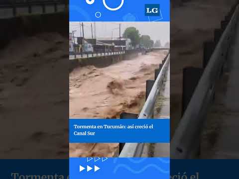 TEMPORAL: CRECIDA DEL CANAL SUR EN YERBA BUENA