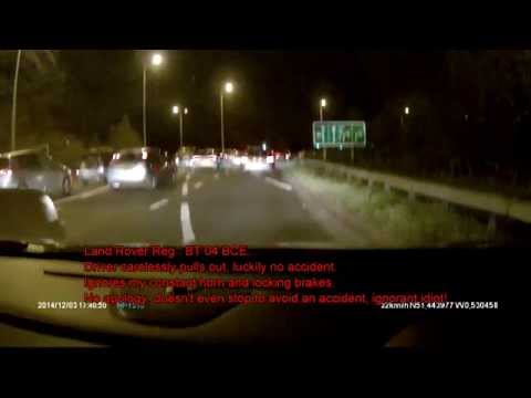 UK Dash Cam Driver Pulls Out Unreal Near Miss M25/A30 (1080p)