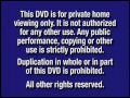 FBI Warnings And Walt Disney Home Entertainment 2001 5 1 Surround