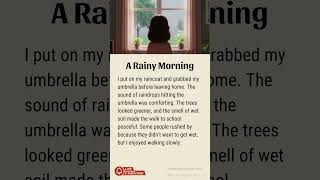 Learn English With A Rainy Morning | Improve Your English #englishforbeginners