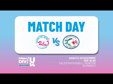 Prima Divisione - SDB Volley Youth vs Volley Club Le Signe - 20/12/2025