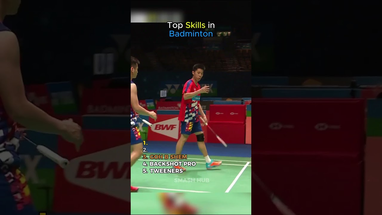 Top Skills in Badminton #shorts