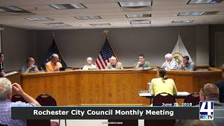 Rochester City Council - June 2018