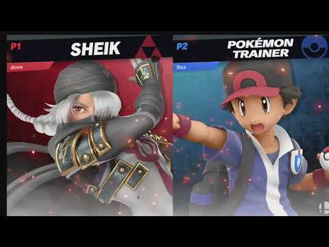 Garden Gauntlet 3 | Singles - Losers Round 1 - AngelDove (Sheik) VS Rex (Pokemon Trainer)