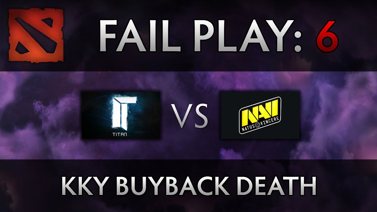 Dota 2 TI4 Fail Play – Titan vs Na’Vi – kky buyback death