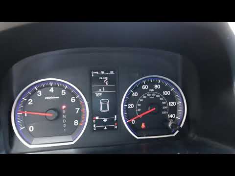 2010 Honda CRV oil reset