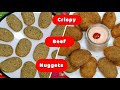 Beef Nuggets Recipe | Homemade Beef Nuggets | Crispy Fry | Nuggets Recipe | Easy & Tasty Recipe