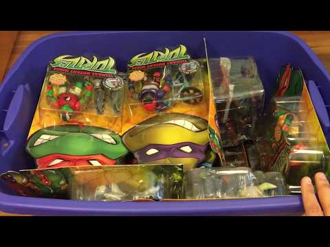 Unopened Teenage Mutant Ninja Turtles 2003 Cartoon Action Figures