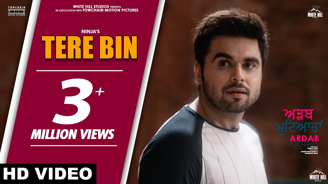 Tere Bin Lyrics  | Ardab Mutiyaran | Mehreen Pirzada | Ninja | Goldboy