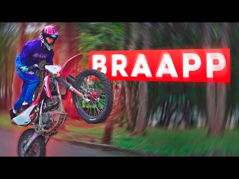 FIZ UMA PISTA DE MOTO EM CASA! Motocross no quintal (4K)