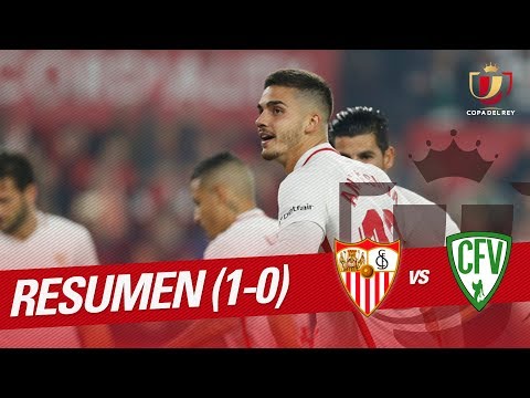 Highlights Sevilla FC vs CF Villanovense (1-0)