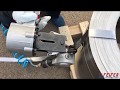 Pneumatic strapping set for strapping with steel strap – FPZL-32 & FZ-32
