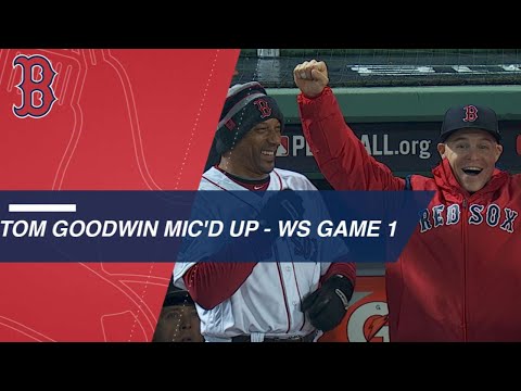 WS2018 Gm1: Goodwin mic'd up for World Series Game 1