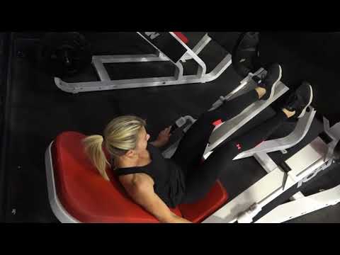 Fit Moms Fitness Leg Press At The Gym