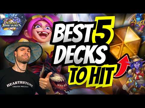 🔥 TOP 5 BEST DECKS For EASY LEGEND in February! | Hearthstone Meta Report