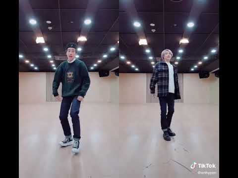 ENHYPEN Jake duet with ENHYPEN Niki TikTok video '10 Months'