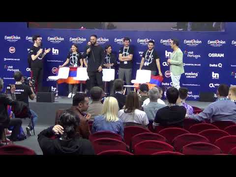 ESCKAZ in Lisbon:  Press conference Sevak Khanagyan (Armenia)