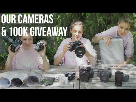 100K!!!!!! Our Camera Gear Evolution and GIVEAWAY