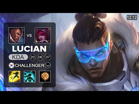 Teddy Lucian vs Xayah ADC - KR Challenger - Patch 12.12 Season 12