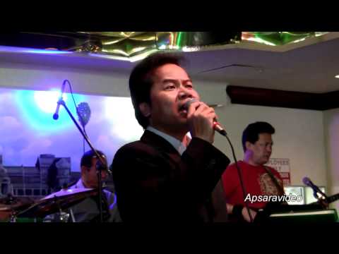 Ratanak is singing a classic Sin Sisamuot song "Bong Srawlanh Srawlanh Teh Oan"