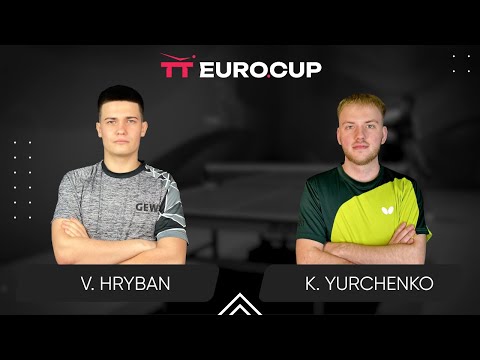 13:30 Vadym Hryban - Kiril Yurchenko 15.02.2025 TT Euro.Cup Ukraine Elite. TABLE 3