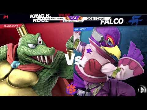 Clocktower Smash 102 - LS - GCB | King Krocksucker (King K. Rool) vs. GCB | Cybil (Falco) - SSBU