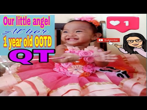 QT AT HER 1 YEAR OLD OUTFIT OF THE DAY!!