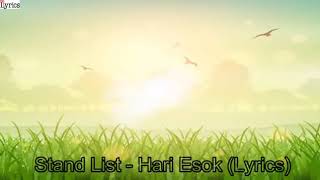 Download lagu Stand list hari esok mp3