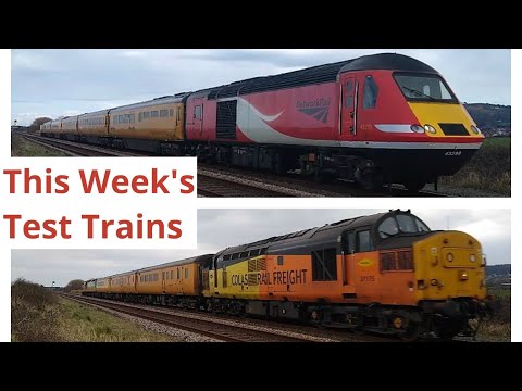 Prestatyn 23 & 25.03.2021 - Colas 37175 & 37099 and Network Rail 43299 & 43062 on test trains