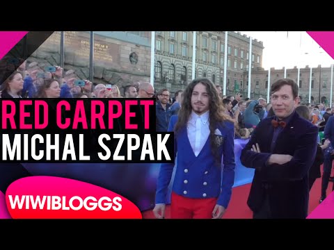 Michał Szpak Poland @ Eurovision 2016 red carpet | wiwibloggs