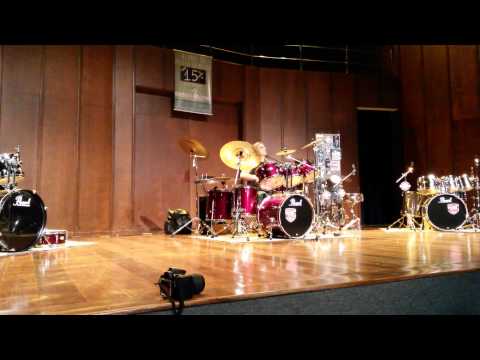 Workshop de bateria em Teresina - Cláudio Infante - Pearl Drums