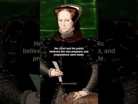 Queen Mary I's two phantom pregnancies #queen #royal #royalty #shorts #viral #tudor #history