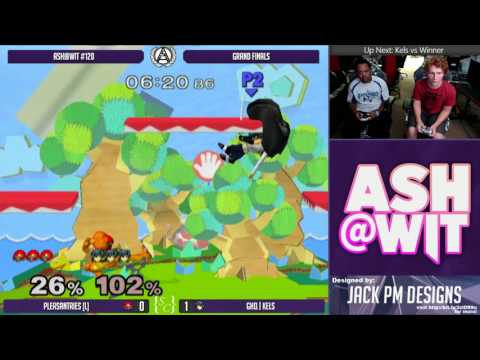 Pleasantries (Samus) vs GHQ | Kels (Peach, Marth, Sheik, Jiggs) - ASH@WIT #120 Melee Grand Finals