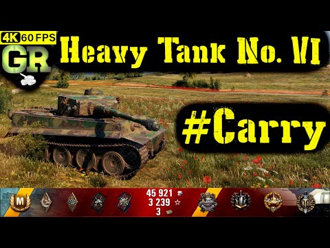 World of Tanks Heavy Tank No. VI Replay - 7 Kills 3.4K DMG(Patch 1.4.1)