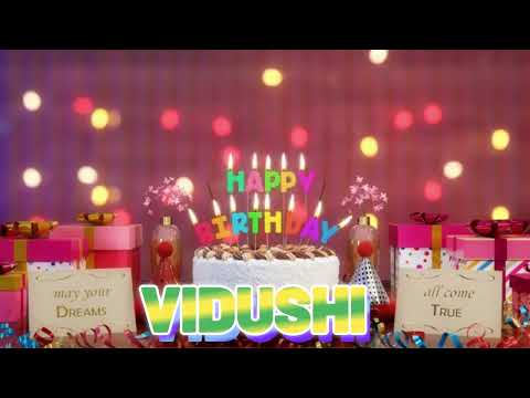 VIDUSHI Happy Birthday Song with Names 🌟 Happy Birthday to You