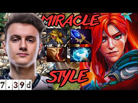 Miracle Style Windranger Gameplay 7.39d