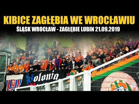 KIBICE ZAGŁĘBIA WE WROCŁAWIU: Śląsk Wrocław – Zagłębie Lubin 21.09.2019