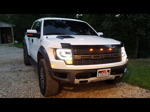 2009 - 2014 Ford F150 Raptor Spyder HID Projector Headlight Conversion / Installation