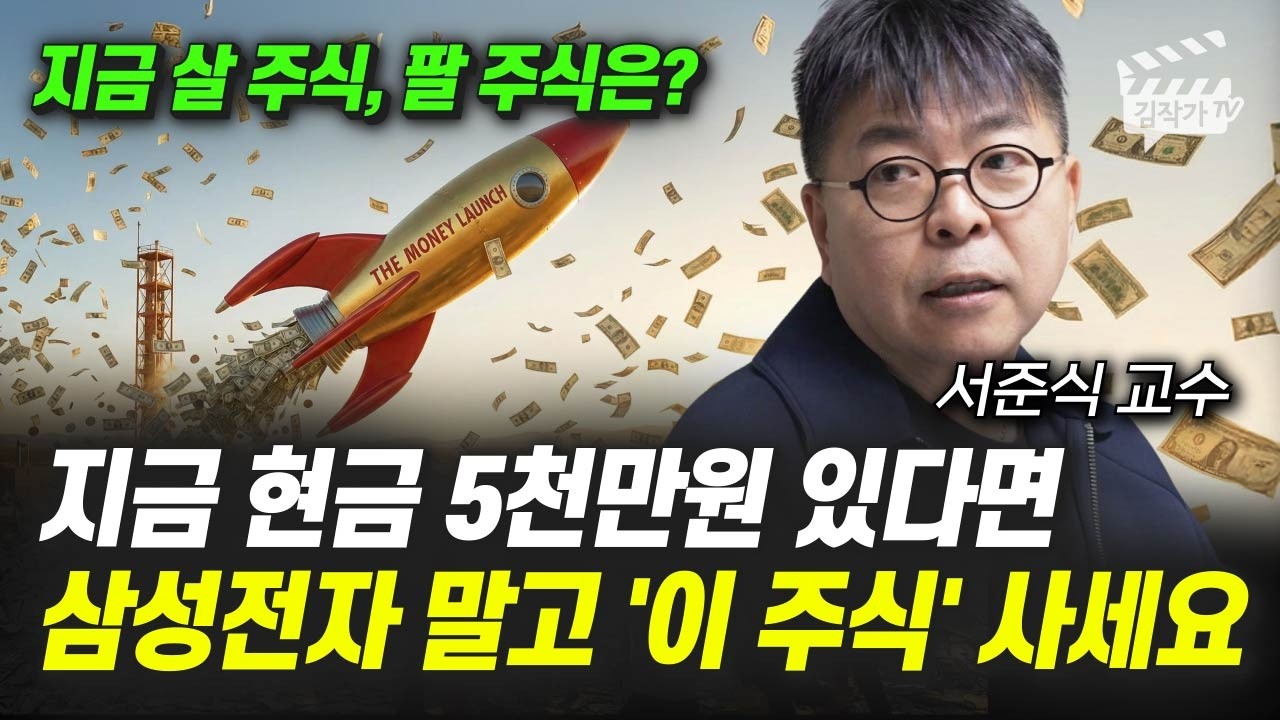 지금 현금 5천만원 있다면, 삼성전자 말고 '이 주식' 사세요 (서준식 교수)