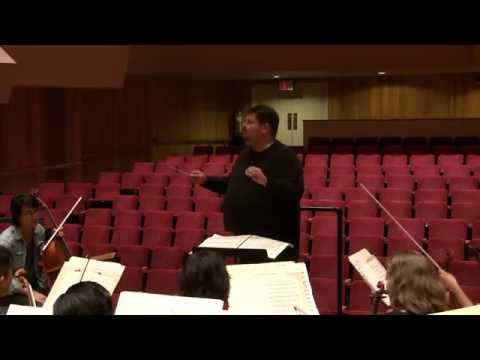 Doug Hoppe Conducts part of a work by the great David Amram!