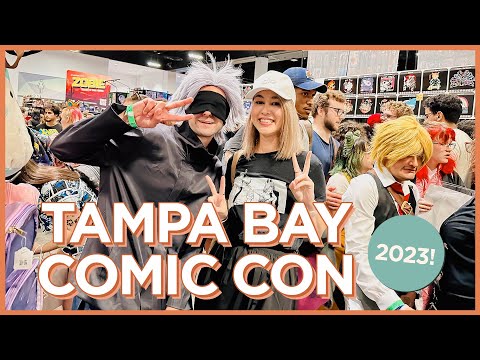 我第一次參加 2023 年坦帕灣動漫展 - 動漫、驚奇、Cosplay、科裡-費爾德曼 (My First Time at Tampa Bay Comic Con 2023 - Anime, Marvel, Cosplay, Corey Feldman)