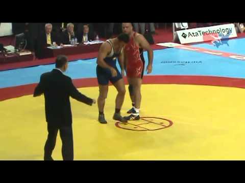 2011 Worlds Greco 96kg - Dzeynichenko, Timofej (BLR) vs. Justin Ruiz (USA)