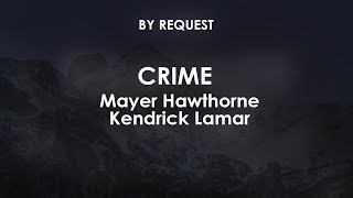 Crime | Mayer Hawthorne Feat  Kendrick Lamar