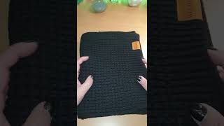 Loowoko Schal Herren, Klassische Waffel Strickschal, Lang, breit und sehr weich